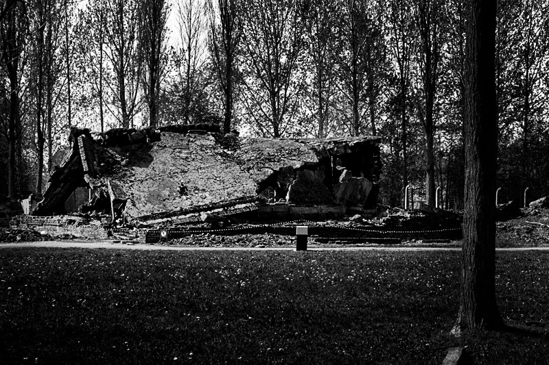 Birkenau - Demolished gas chamber