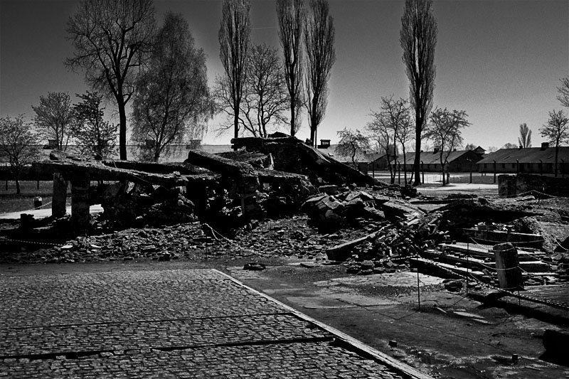 Birkenau - Demolished gas chamber