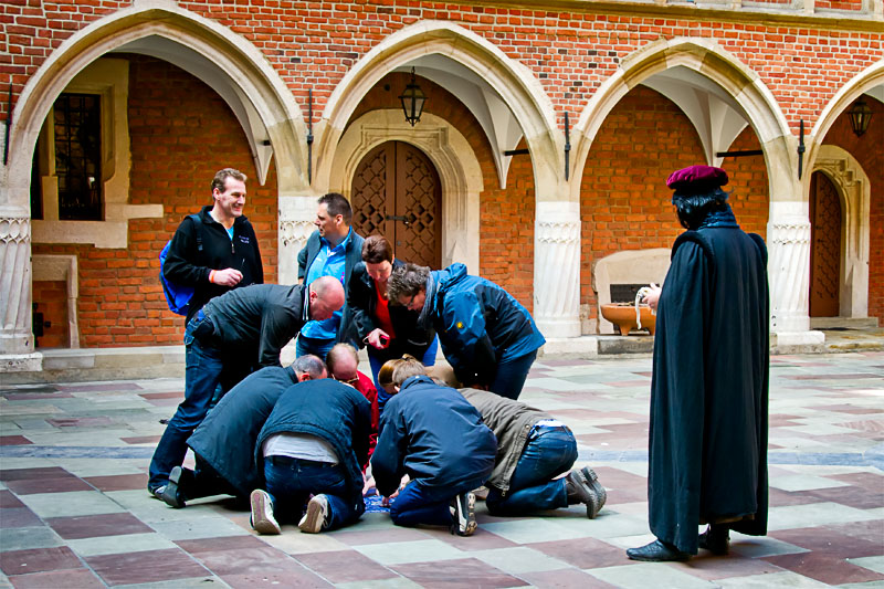 Collegium Maius - Jagiellonian University - BIC teambuilding